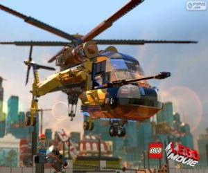 yapboz Bir helikopter Lego film